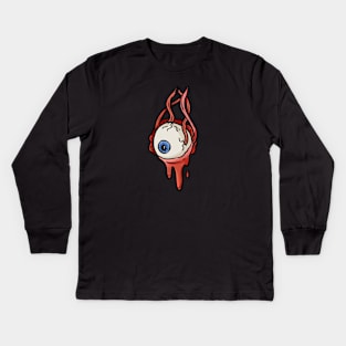 Zombie Eye Kids Long Sleeve T-Shirt